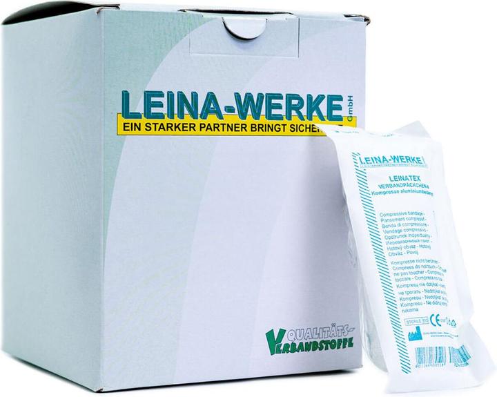 Produktbild Leina Leinatex Verbandpäckchen 10 cm x 12 cm / 1 Stk.