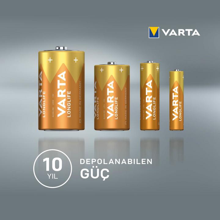 Productafbeelding Varta Longlife (4 Pcs., AAA, 1200 mAh)