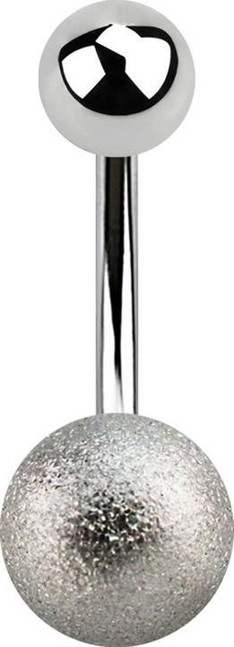 Immagine prodotto Star Piercing Banana argento con palline e palline maculate (Acciaio chirurgico 316L, senza ottone)