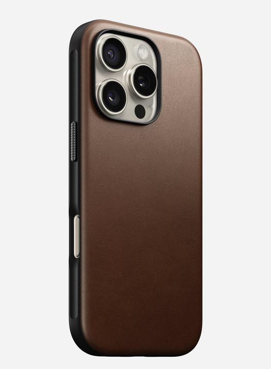 Produktbild Nomad Modern Leather Case iPhone 16 Pro Brown (Apple iPhone 16 Pro)