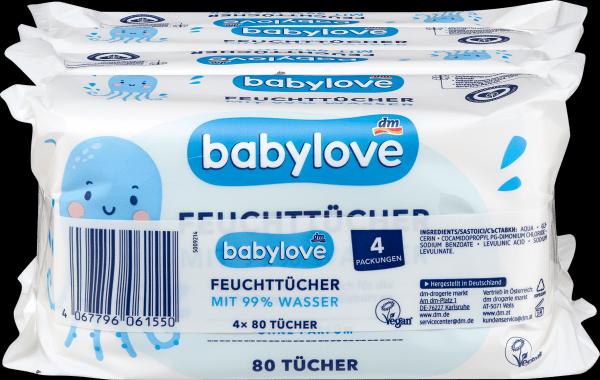 Actual product image dm babylove Wet wipes (320 Piece)