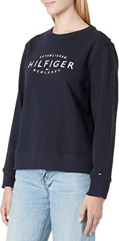 Immagine prodotto Tommy Hilfiger Felpa O-nk da donna di Reg, Desert Sky, S (S)