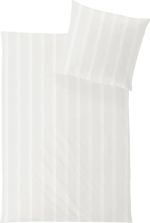 Produktbild Hefel Tencel™ Bettwäsche Classic Mäander elfenbein (Kopfkissenbezug, 40x40 cm)