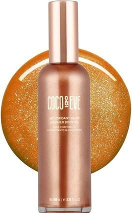 Actual product image Coco & Eve Antioxidant Glow Shimmer Body Oil (Body oil, 100 ml)