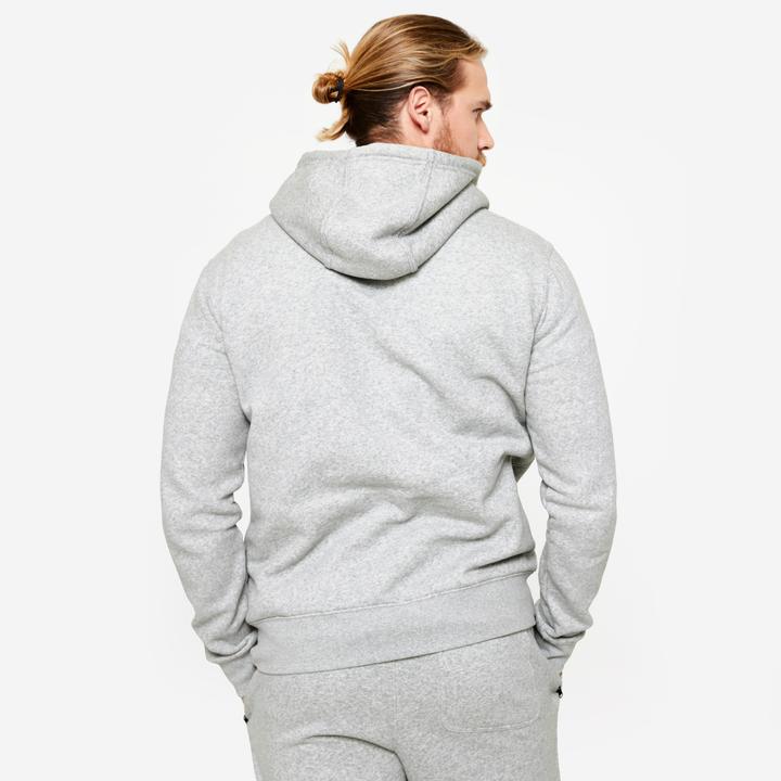 Actual product image Domyos Men's warm cotton sweatshirt - grey (3XL)