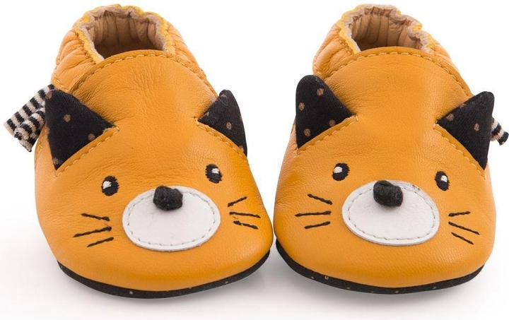 Immagine prodotto Moulin Roty Scarpette di cuoio giallo gatto 6/12 mesi, Les Moustaches (12)