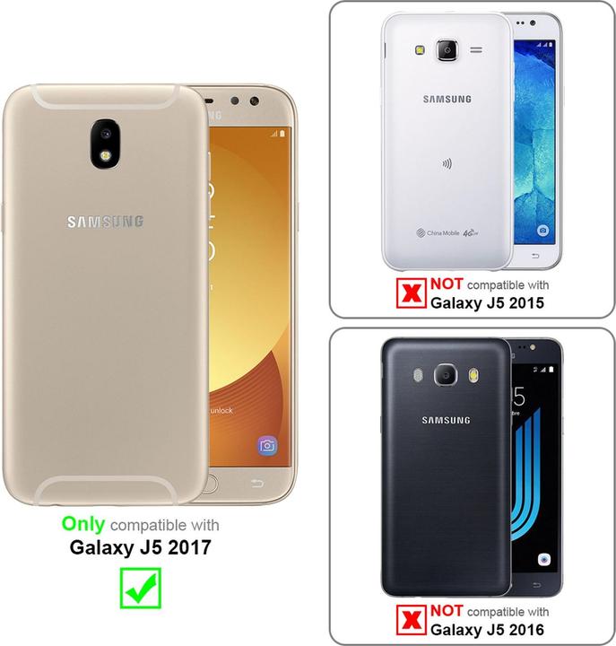 Actual product image Cadorabo TPU Liquid Silicone Case Cover (Samsung Galaxy J5 (2017))