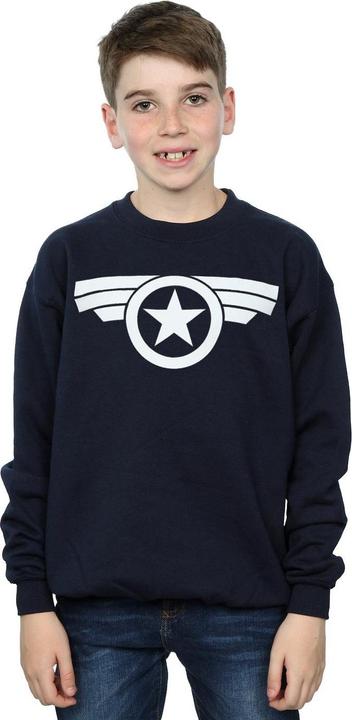Actual product image Boys Captain America Super Soldier Sweatshirt (140, 146)