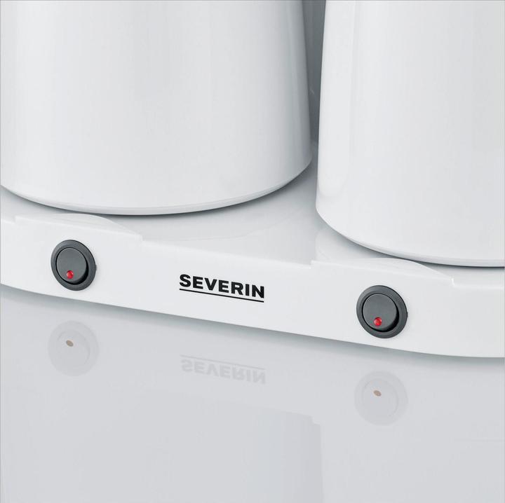 Actual product image Severin KA 9314 Coffee Maker White Capacity Cups=16 Insulated Jug