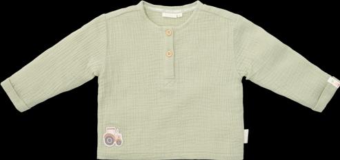 Actual product image Little Dutch T-shirt long-sleeved muslin Little DutchGrass Green - 86 (86)
