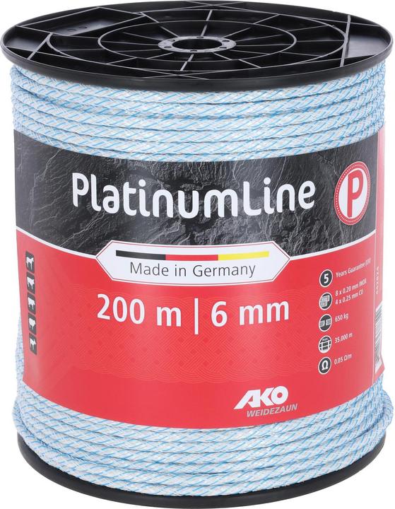 Image du produit Kerbl PlatinumLine, câble, blanc/bleu, 200m, 8 x0,2 Niro, 4x 0,25 Cu