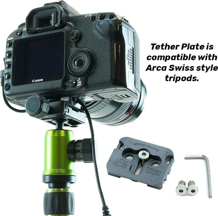 Image du produit Spider Holster Spider SpiderPro Tether Cable Plate (Adaptateur pour pied)