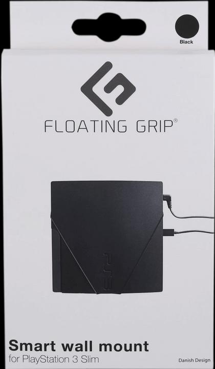 Actual product image Floating Grip PS3 Slim wall mount by, Black (PS3)