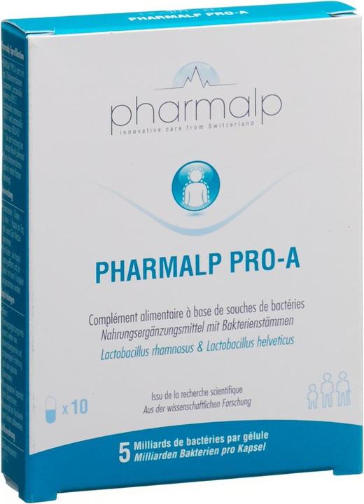 Produktbild Pharmalp PRO-A Probiotika (10 Stück, Kapseln, 18 g)