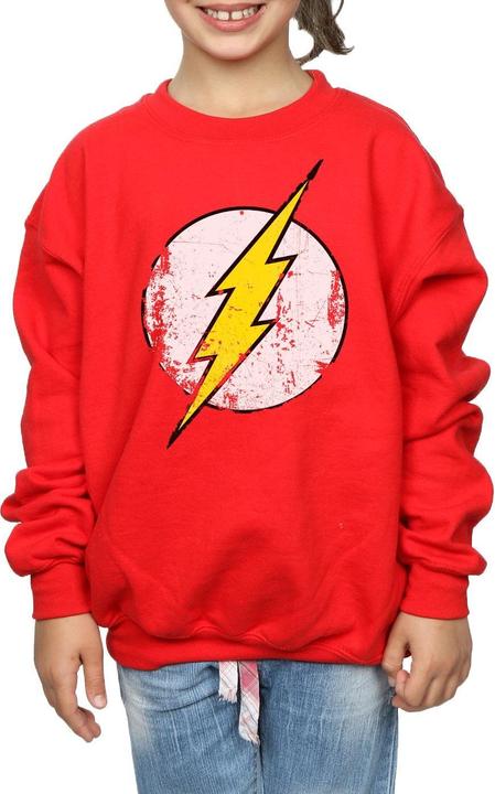 Produktbild Flash Distressed Logo Sweatshirt Mädchen (152, 158)