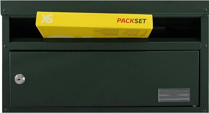 Produktbild SafePost 65 Briefkasten mit Paketfach racinggreen