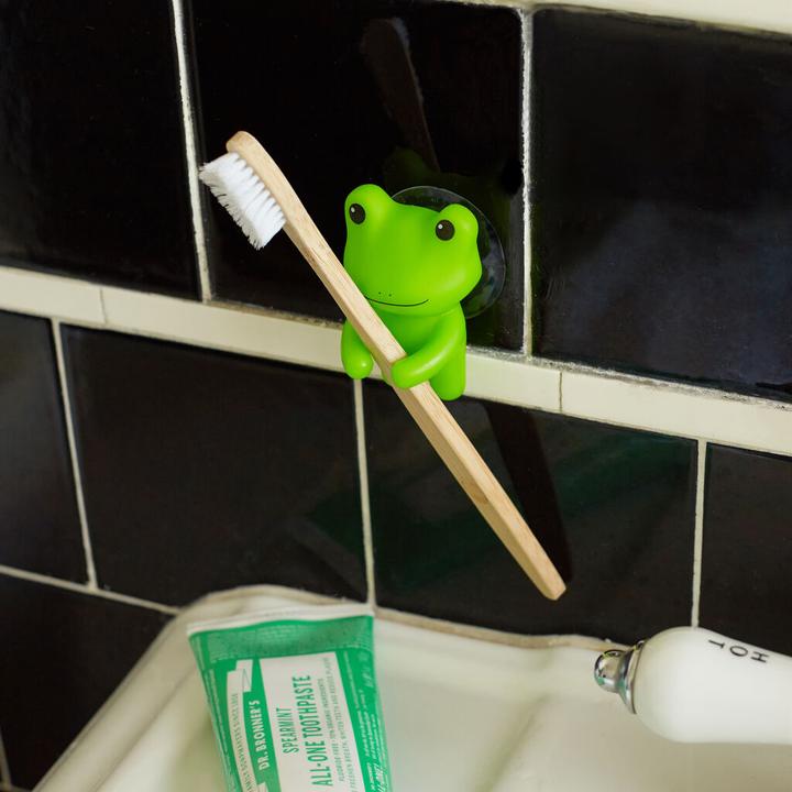 Actual product image Kikkerland Frog Toothbrush Holder (Toothbrush holder)