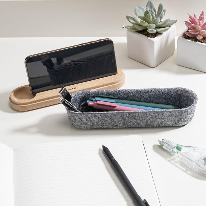 Actual product image Kikkerland Pencil Case and Phone Holder