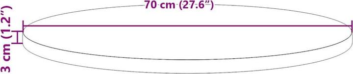 Produktbild VidaXL Gilli (70 x 3 cm)