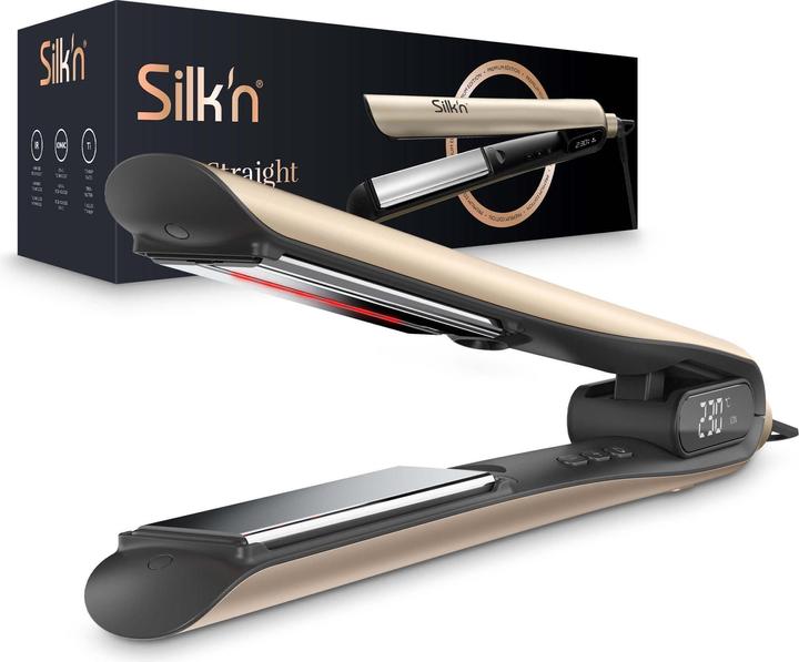 Immagine prodotto Silk'n Stijltang - SilkyStraight - Stijltang met Infrarood- en Ionische Technologie - Kerstcadeau idee- Bei (Piastra per capelli)