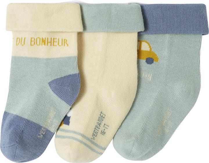 Immagine prodotto Vertbaudet 3er-Pack Jungen Baby Socken Oeko-Tex (confezione da 3, 17)