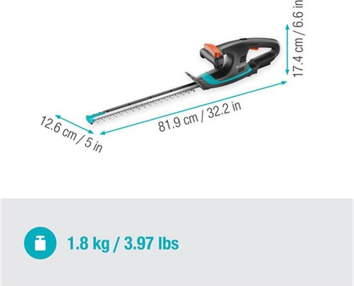 Actual product image Gardena Battery Hedge Trimmer EasyCut 40/18V P4A solo (Cordless hedgecutters)