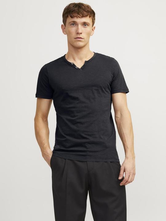 Actual product image Jack & Jones Split Neck T-Shirt (XS)