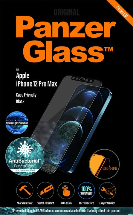 Actual product image PanzerGlass CaseFriendly (1 Piece, Apple iPhone 12 Pro Max)