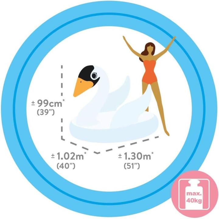 Image du produit Intex Matelas gonflable flottant pour enfants, jusqu'à 40 kg