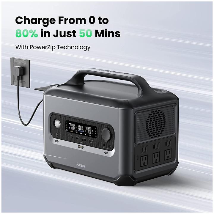 Productafbeelding Ugreen PowerRoam GS1200 draagbare energiecentrale grijs 1200W (1024Wh) (1024 Wh, 12 kg)
