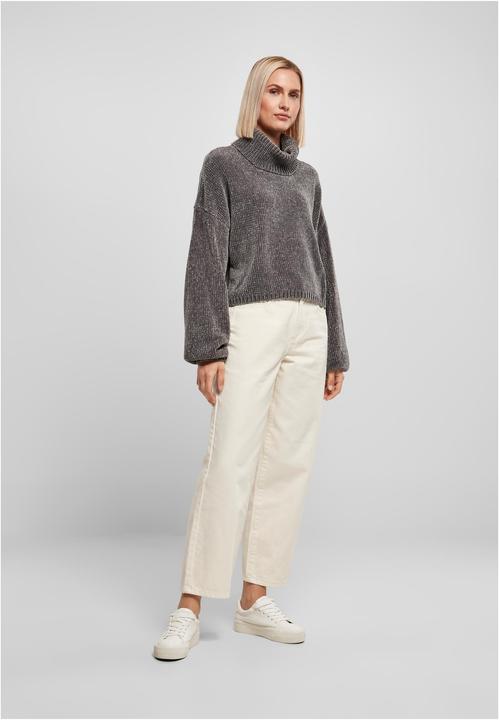 Actual product image Urban Classics Ladies Short Chenille Turtleneck Sweater - 13801 (5XL)