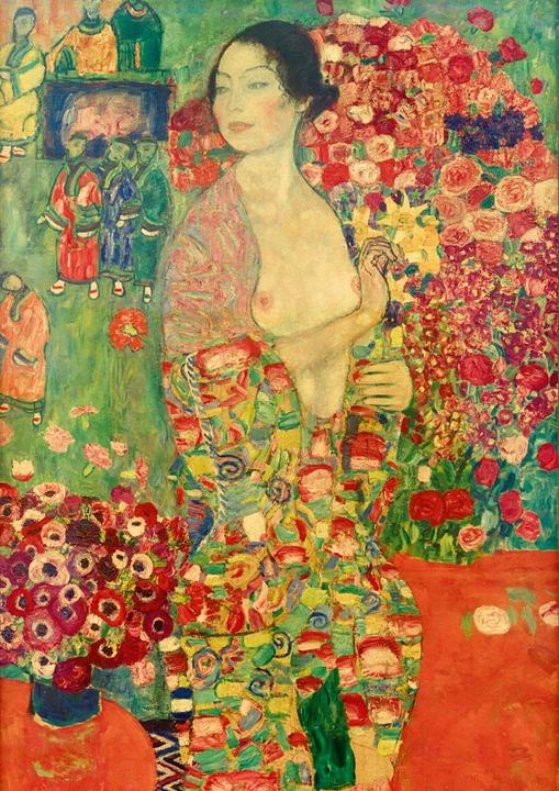 Actual product image D-Toys Puzzle 1000 pieces Gustave Klimt - The Dancer, 1918 (1000 pieces)