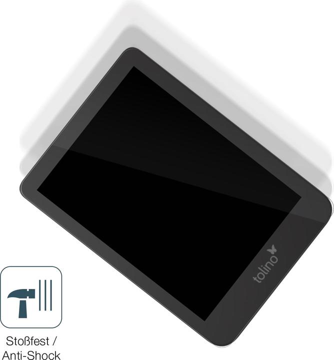Actual product image Dipos Anti-Shock Screen Protector Clear (1 Piece, Tolino Shine 4)
