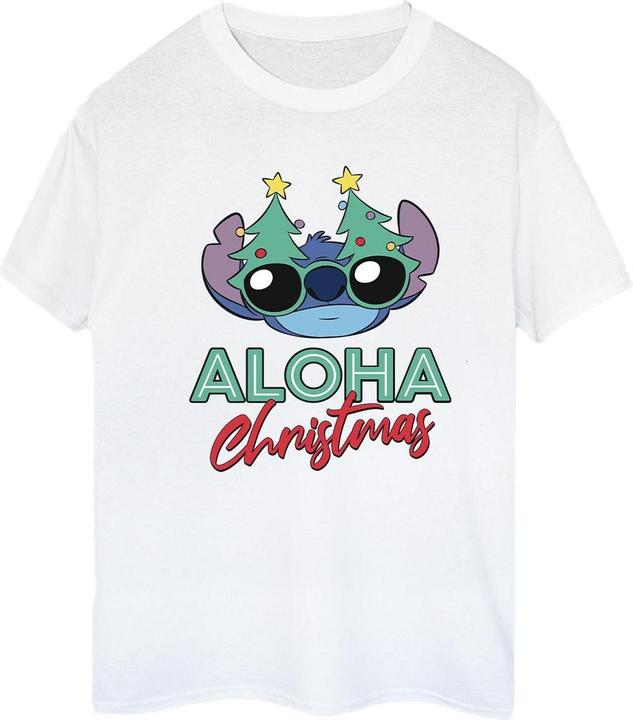 Produktbild Disney Lilo And Stitch Christmas Tree Shades TShirt (3XL)