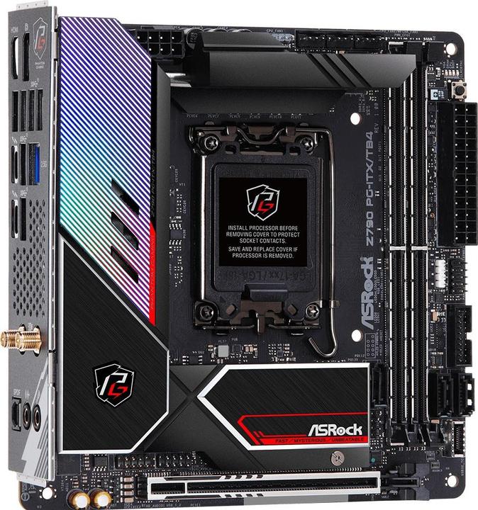 Image du produit AsRock Z790 Phantom Gaming-ITX/TB4 (LGA 1700, Intel Z790, Mini-ITX)