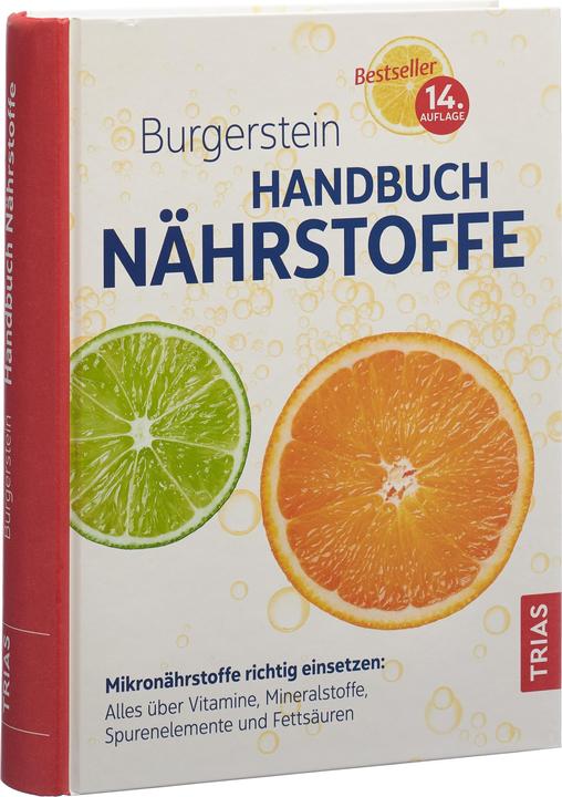 Actual product image Handbuch Nährstoffe (German, Burgerstein Foundation, 2023)