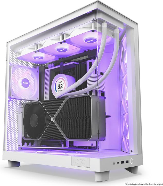 Actual product image NZXT H6 Air Flow RGB (mATX, Mini-ITX, ATX)
