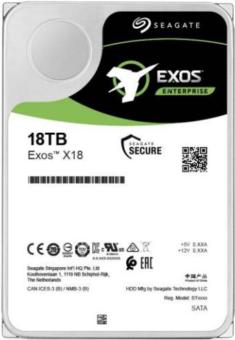 Produktbild Seagate Exos X18 ST18000NM004J (18 TB, 3.5", CMR)