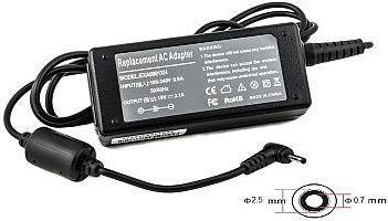 Actual product image Extra Digital Laptop charger ASUS 40W: 19V, 2.1A (40 W)