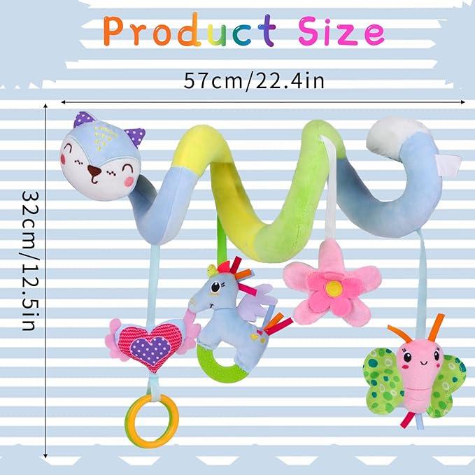 Image du produit Activity Board Jouet Lit Spirale Bébé, Jouet Peluche Activité Hanging Cradel, Jouet Siège de Voiture Bébé