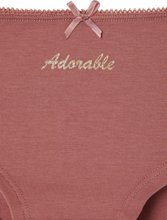 Immagine prodotto Vertbaudet 7er-Pack Mädchen Shortys ADORABLE, Bio-Baumwolle (86, Confezione da 7)