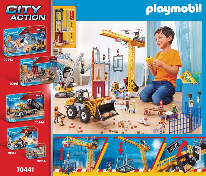 Produktbild Playmobil RC-Baukran mit Bauteil (70441, Playmobil City Action)