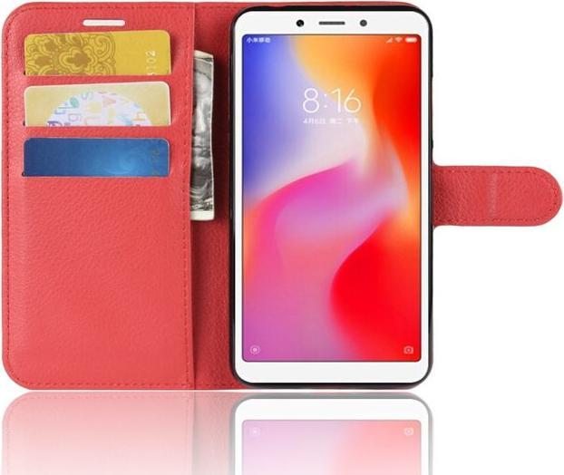 Immagine prodotto MU Classic Serie di copertine per libri in pelle Litchi (Xiaomi Redmi 6A)