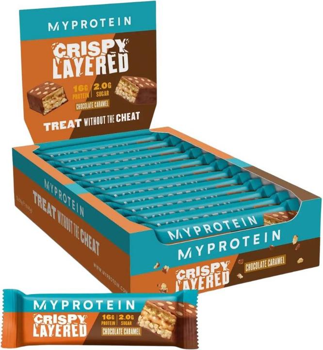 Actual product image MyProtein My Protein Crispy Layered Bar (12 X 58G) (White chocolate, 1 pcs., 696 g)