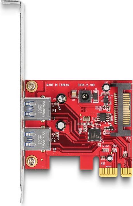 Immagine prodotto Delock Scheda PCI Express x1 a 2 prese esterne USB 5 Gbps Tipo-A
