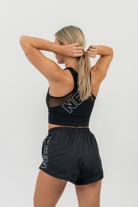 Actual product image Nebbia Fit Activewear Smart Pocket Shorts 442 black (M)