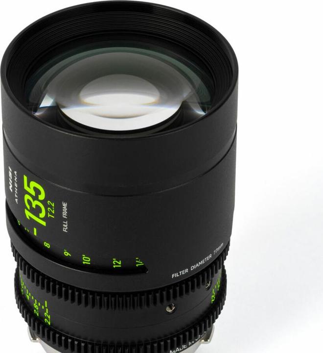 Immagine prodotto Nisi 135mm ATHENA PRIME Full Frame Cinema Lens T2.2 (G Mount | No Drop In Filter) (C-mount)