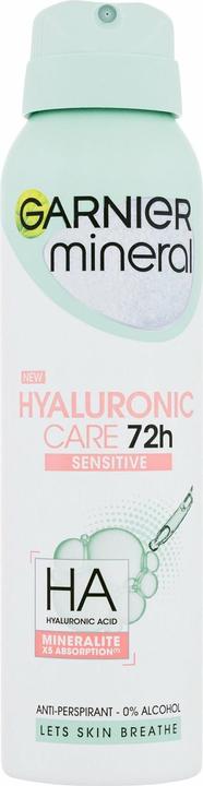 Actual product image Garnier Mineral Hyaluronic Ultra Care Antiperspirant - Antiperspirant spray - 150ml (Spray, 150 ml)
