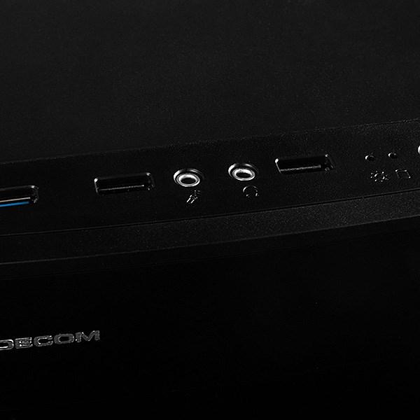 Actual product image Modecom MINI TREND AIR - Mini Tower - PC - Black - ITX,Mini-ATX - 1x 80 mm - 80,120 mm (Mini-ATX)