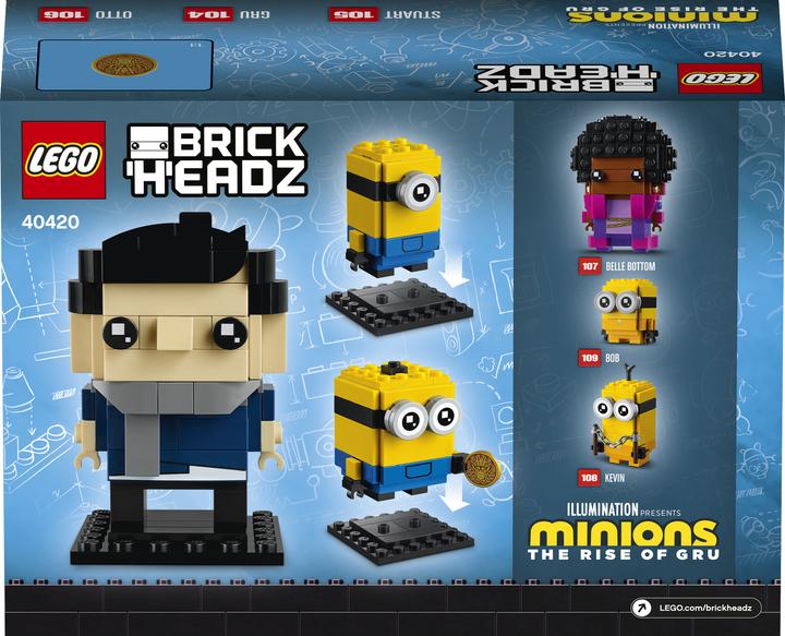 Produktbild LEGO Gru, Stuart & Otto (40420, LEGO Brickheadz)